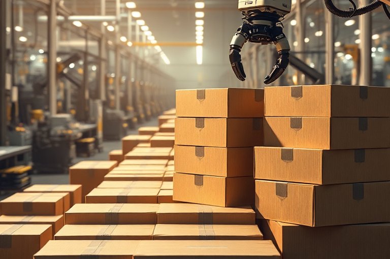 碼垛機器人自動化搬運和堆疊解決方案